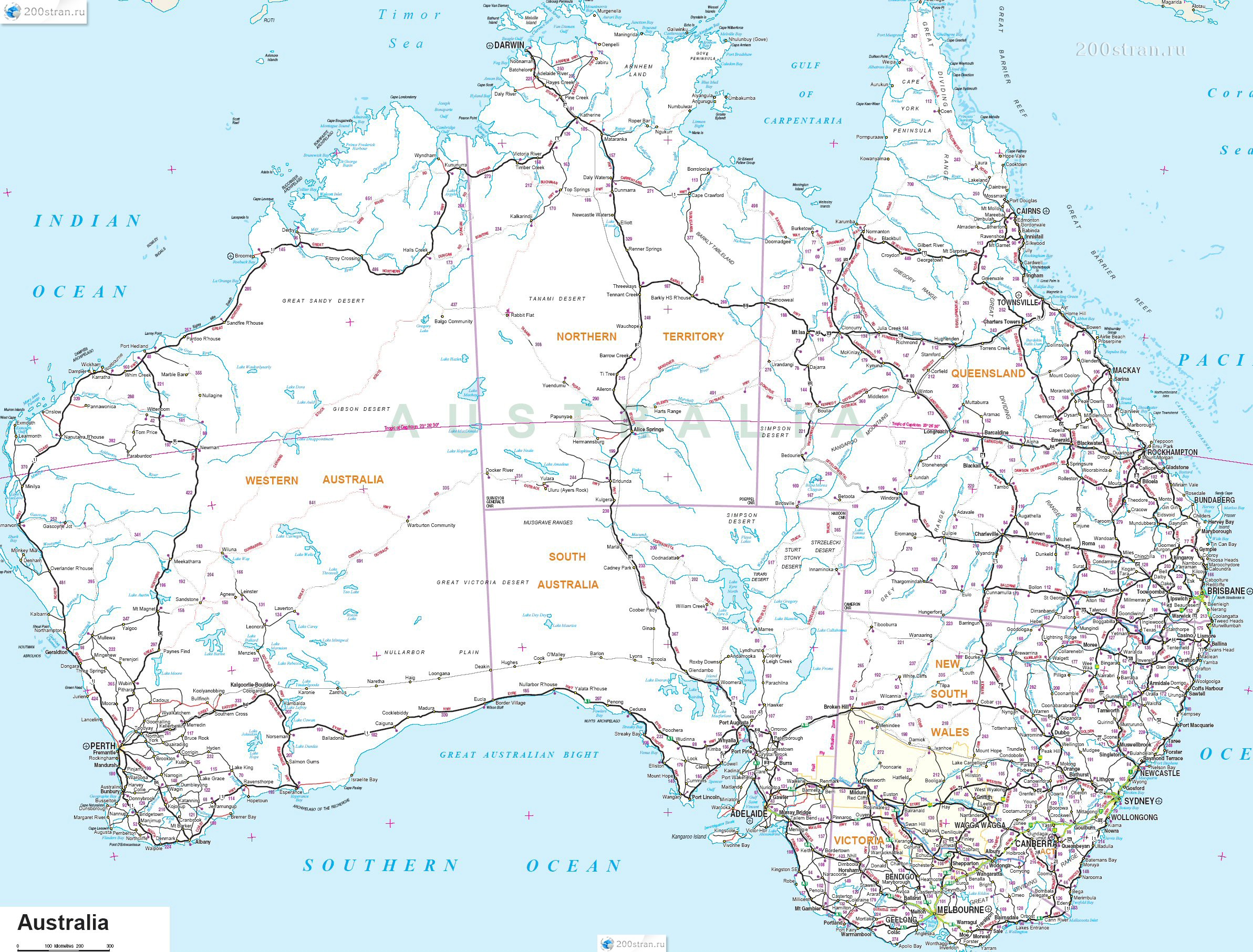 Австралия На Карте Фото