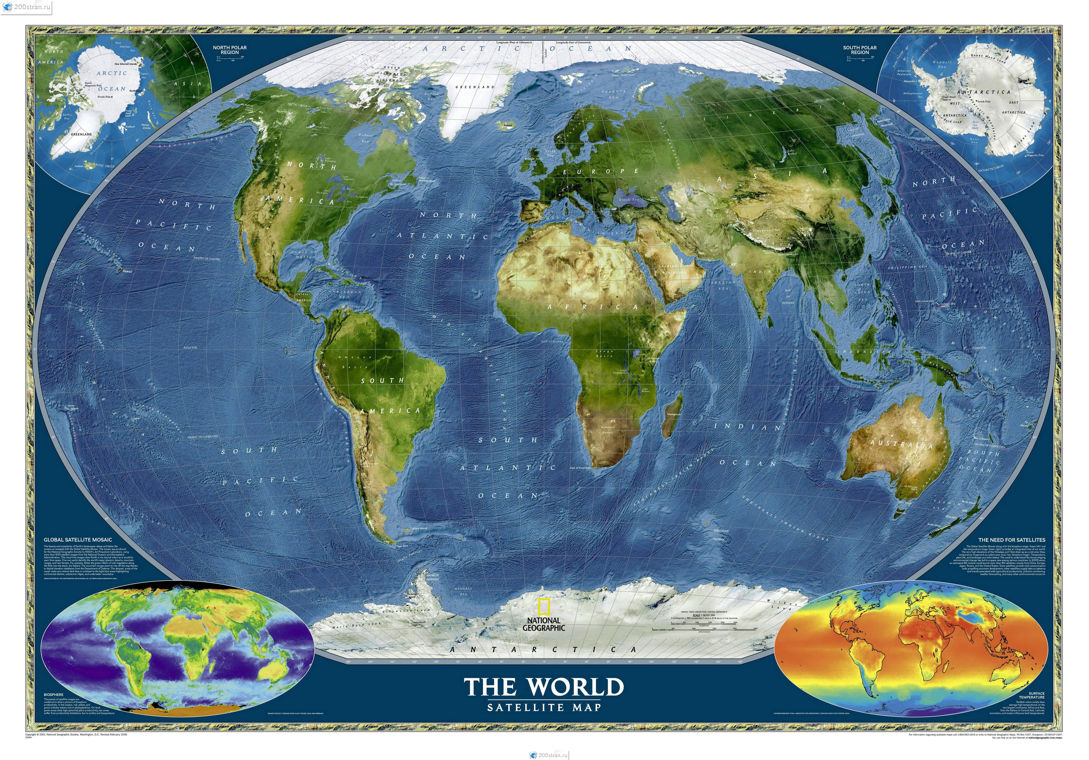 Карта Мира National Geographic 2014 На Русском Скачать