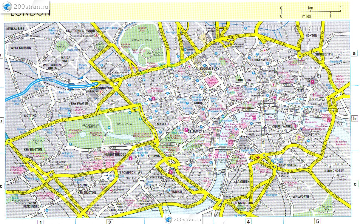 Vector map Bristol Urban Area UK